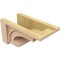 Ekena Millwork 9"W x 18"D x 9"H Wide Alma Rough Cedar Woodgrain TimberThane Corbel, Primed Tan CORUR09X18X09ALMRCPR - alternate 5